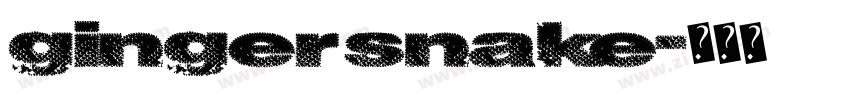 ginger snake字体转换